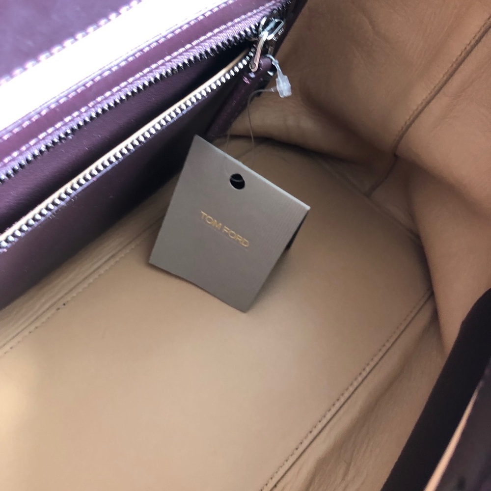 TOM FORD India Medium purple Leather Satchel Bag - Picture 10 of 16